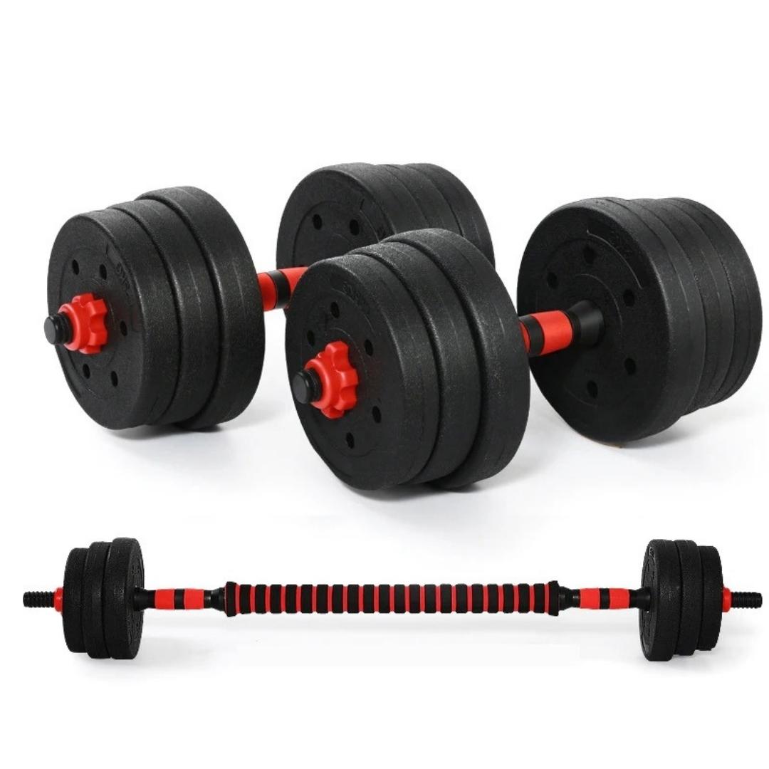 Barre de Musculation Courte – Prise Confort & Verrouillage Sécurisé
